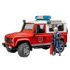 Image de Land Rover Defender pompier avec pompier 1:16