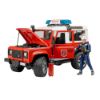 Image de Land Rover Defender pompier avec pompier 1:16