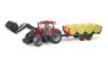 Image de Case IH Optum 300 CVX avec chargeur frontal, remor
