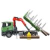 Image de camion forestier Scania R + chargeur et 3 troncs 1