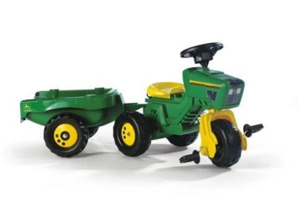 Image de John Deere Tracteur avec volant sonore + remorque