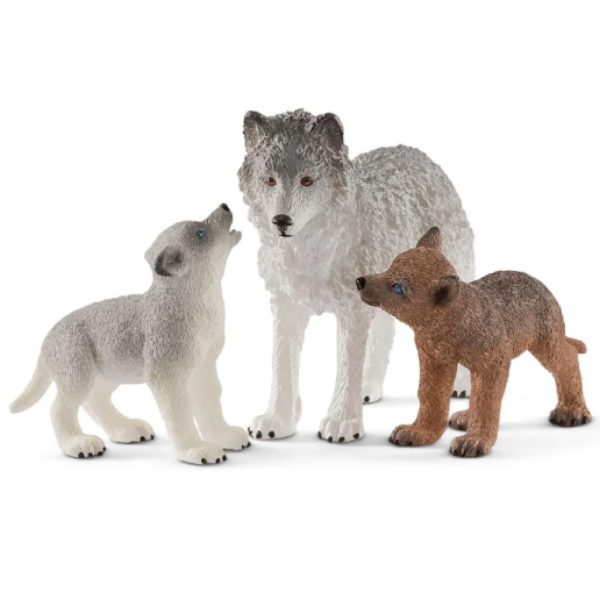 Image de Maman Loup Avec Louveteaux