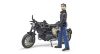 Image de Scrambler Ducati Cafe Racer et motocycliste 1:16